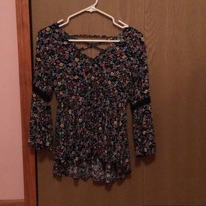 Flower Print Blouse